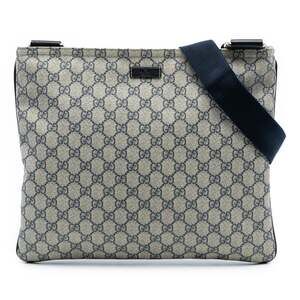 Gucci Zip Top Messenger Bag Gg Coated #250726G59B